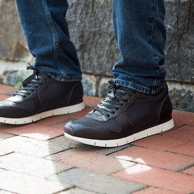 leather sneakers men