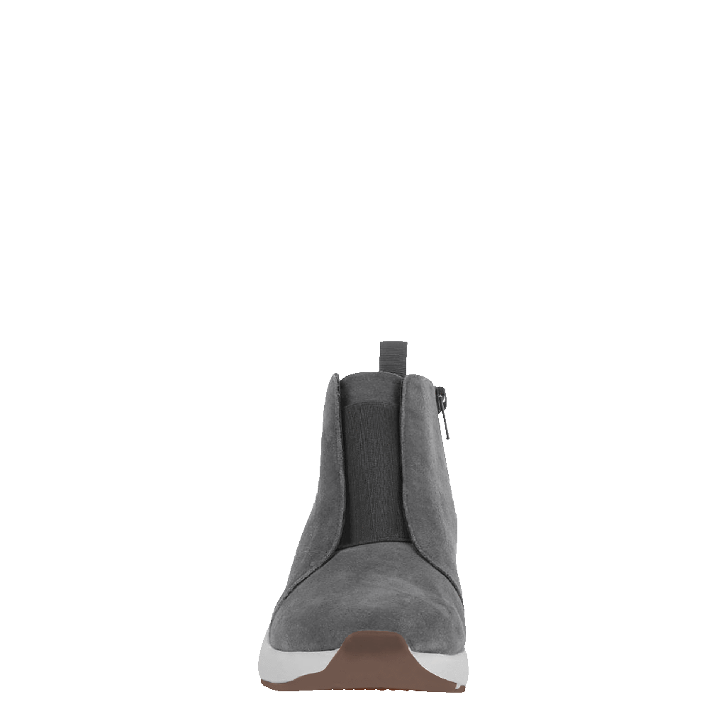 soft grey boots