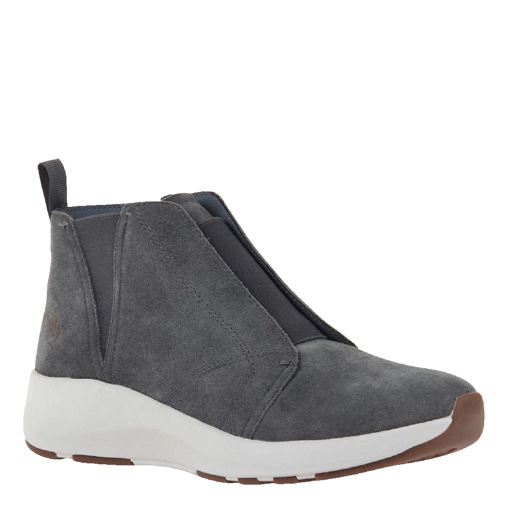 grey sneaker boots