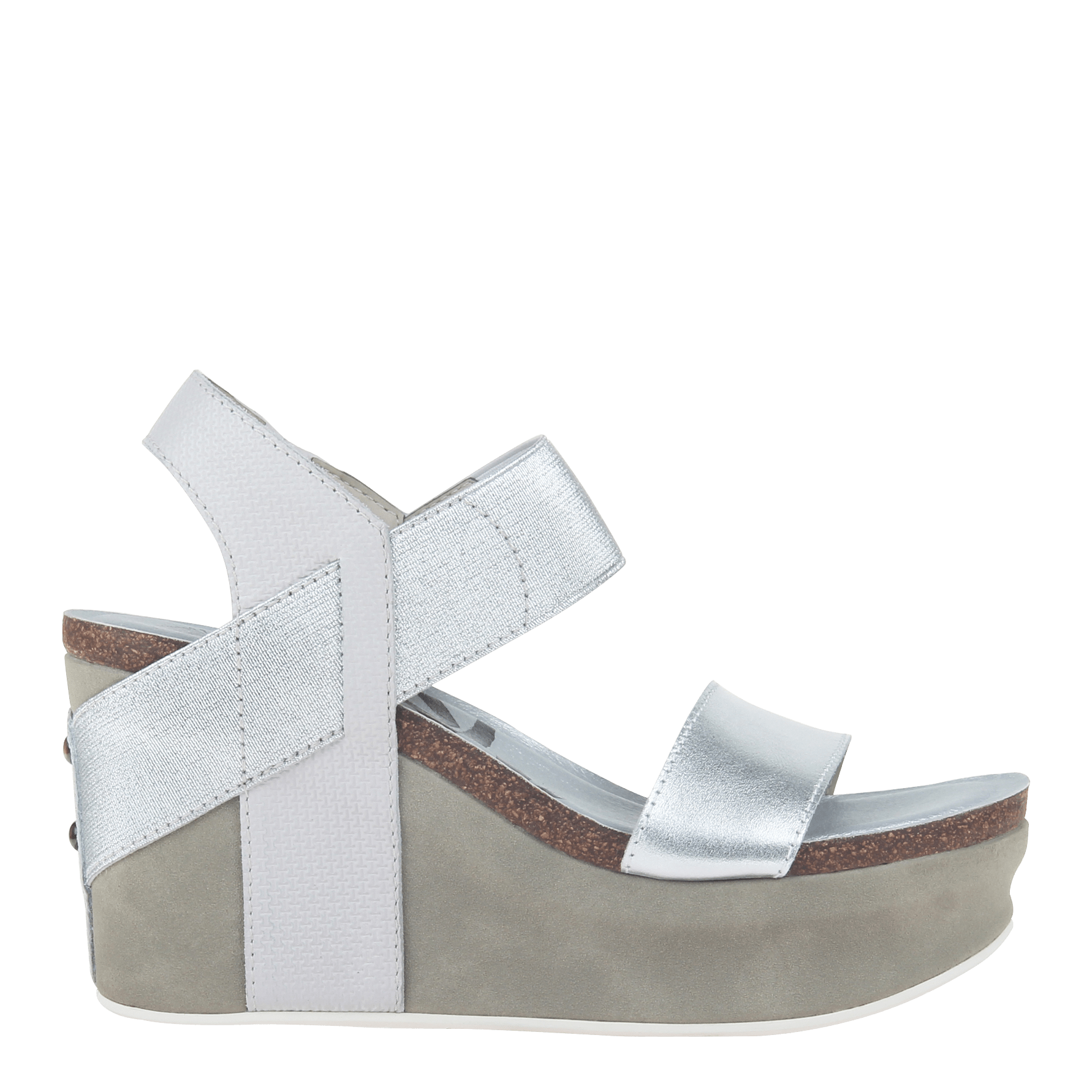 silver grey wedges