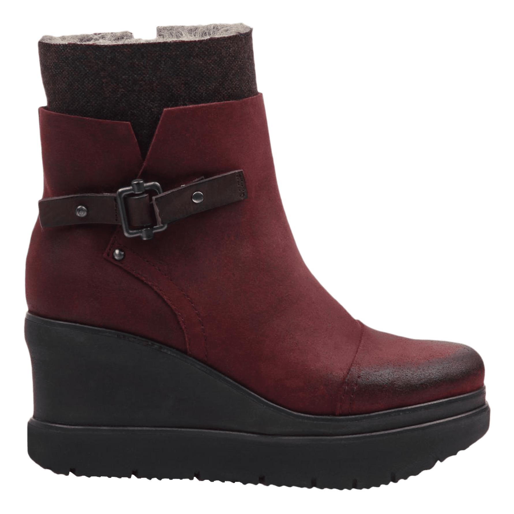 Descend in Wine Mid-Shaft Boots | Women 