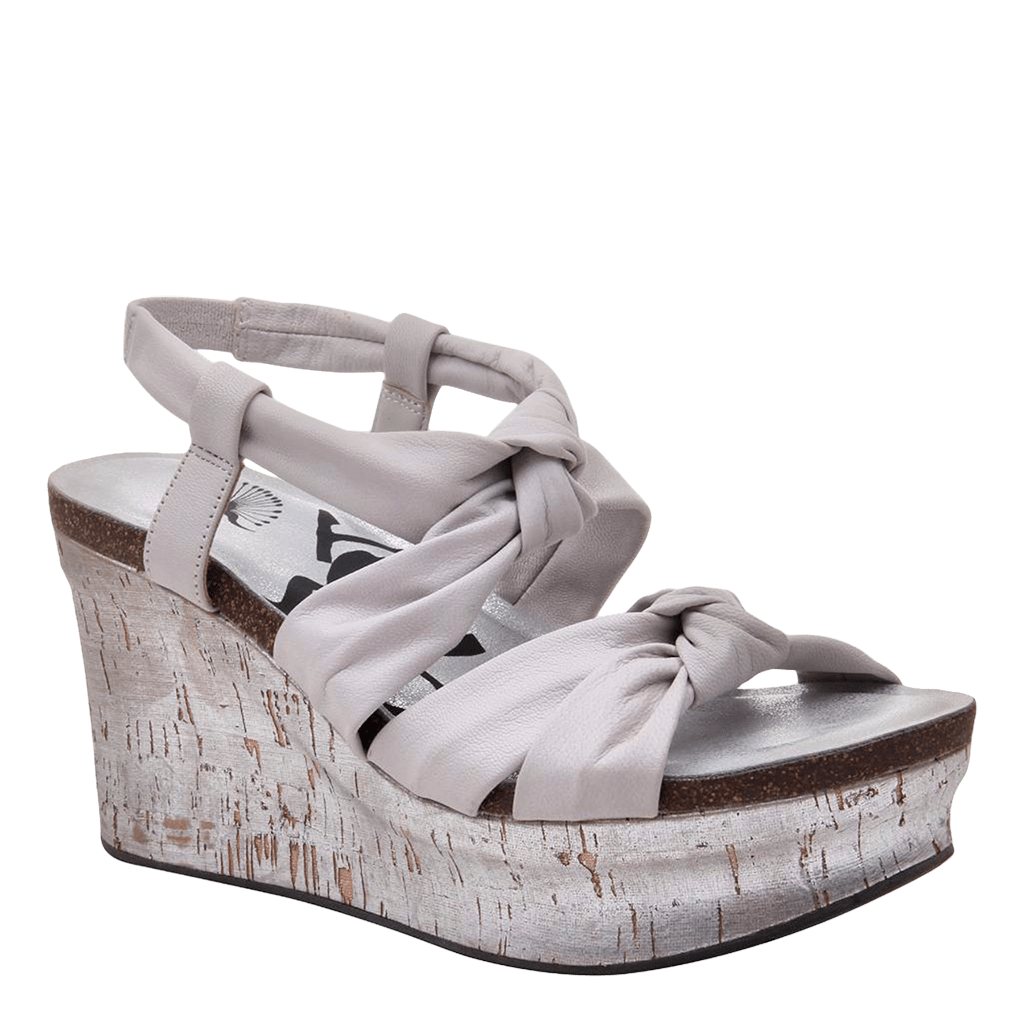 grey sandal wedges