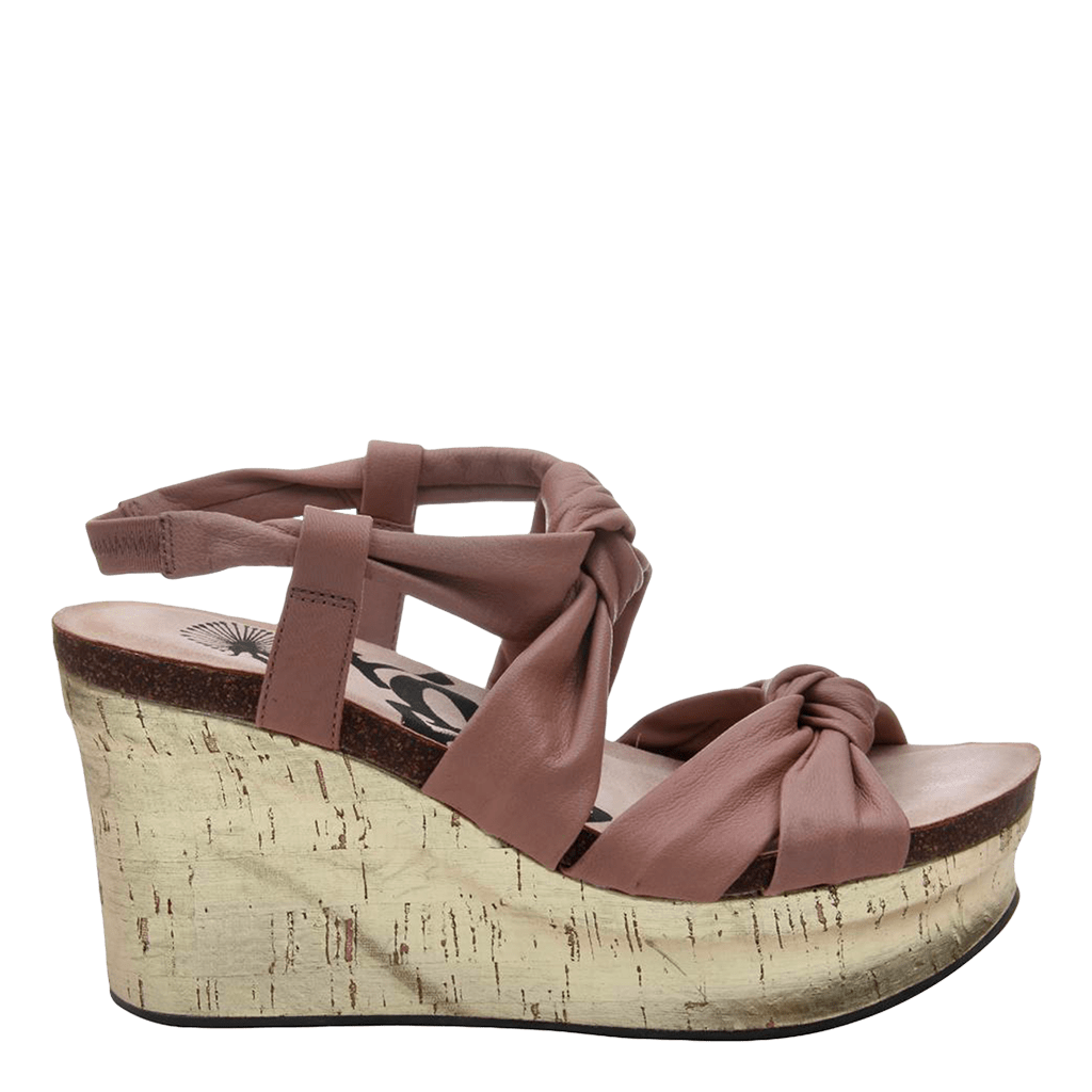 mauve wedge shoes