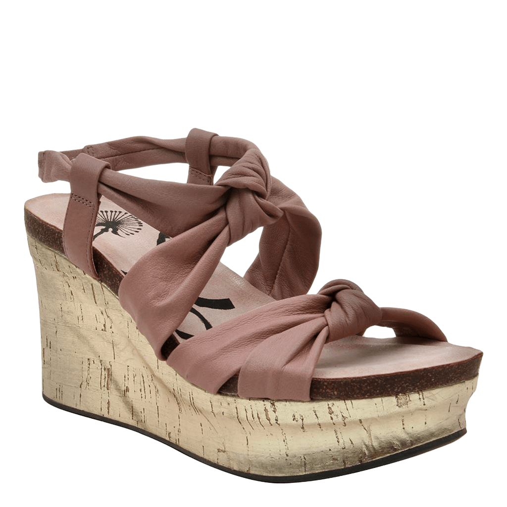 Far Side in Mauve Wedge Sandals | Women 