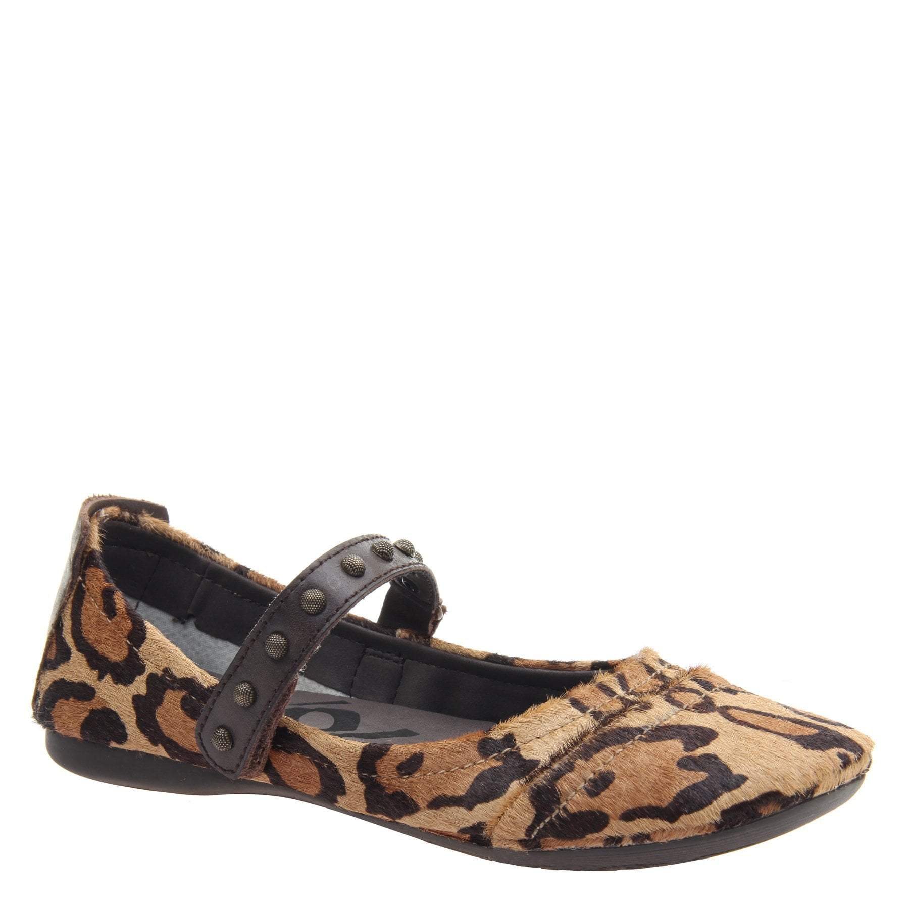 camel ballet flats