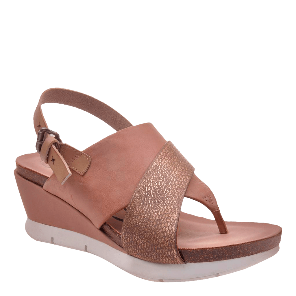 wedge pink sandals