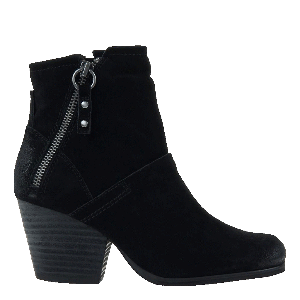 Long Rider in Black Suede Ankle Boots | Women's Shoes by OTBT