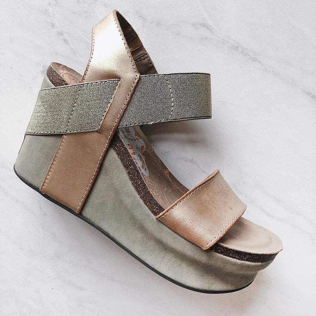 gold sandal wedges