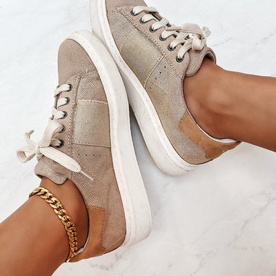 taupe sneakers