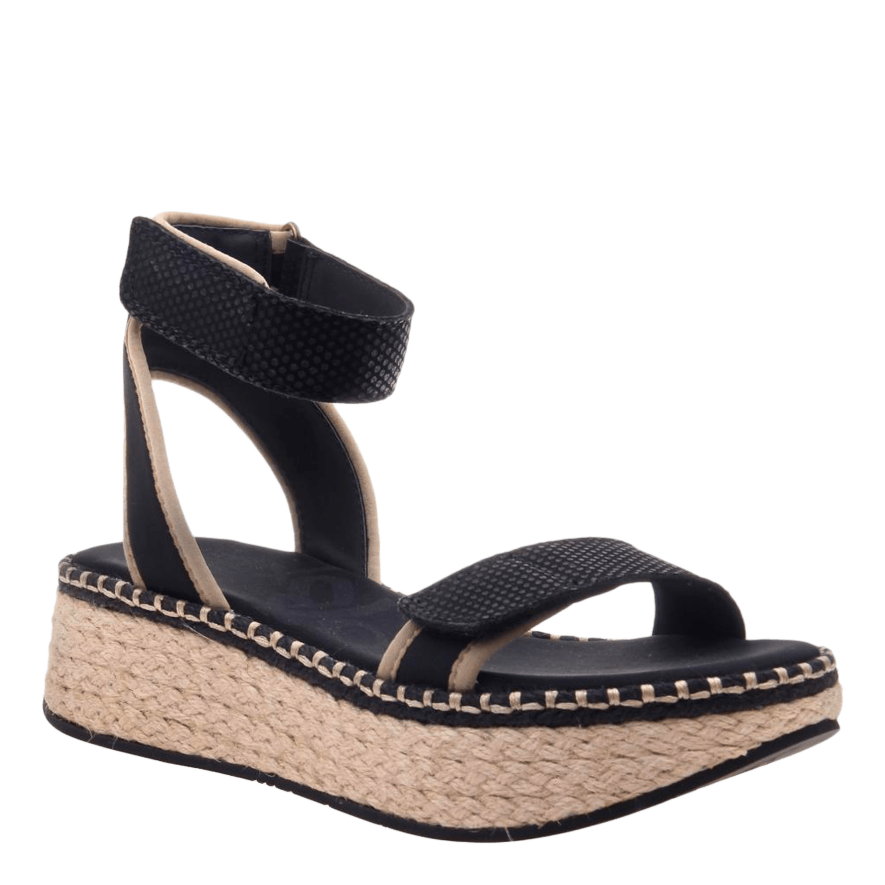women's black platform sandals