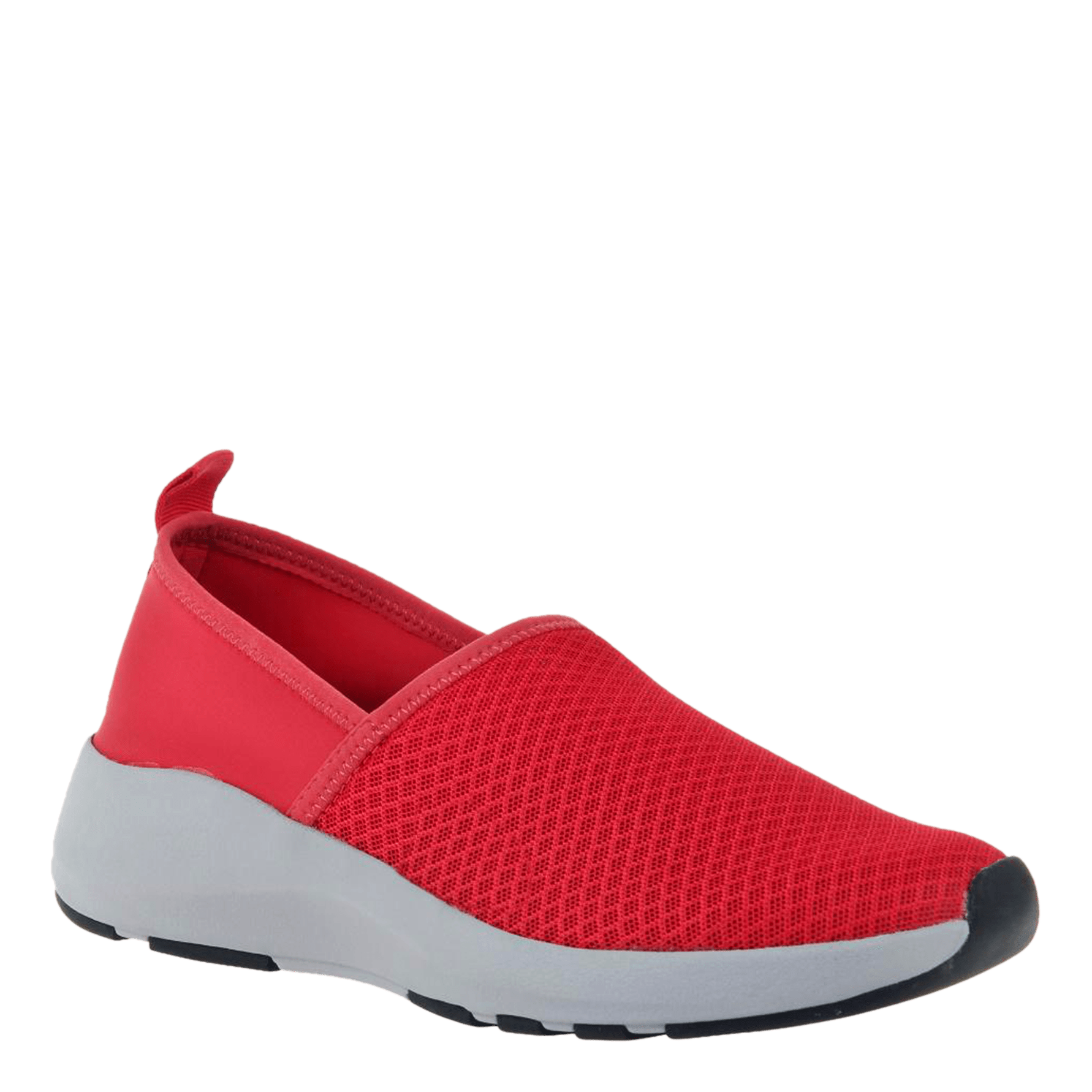 red slip on sneakers womens