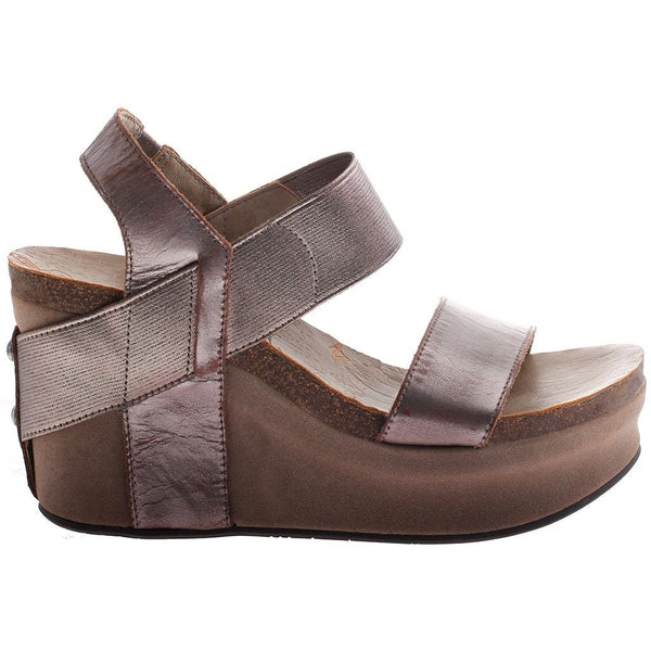 Bushnell in Pewter Wedge Sandals | Women's Shoes by OTBT