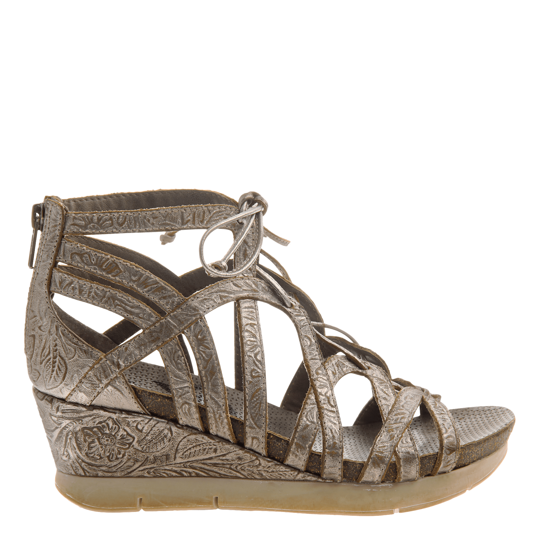 Nomadic in Light Pewter Wedge Sandals | Women's Shoes by OTBT