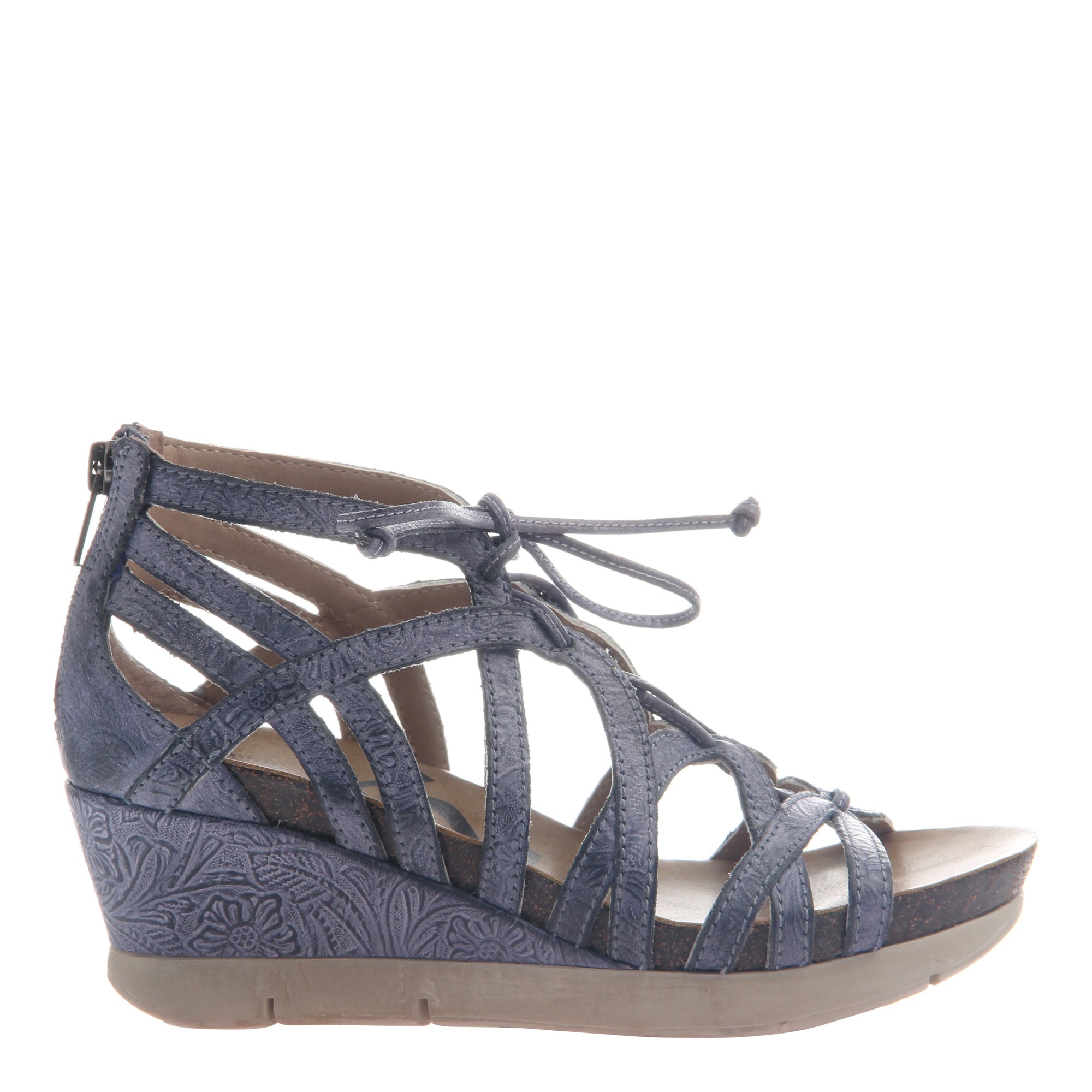 pavers navy wedge sandals