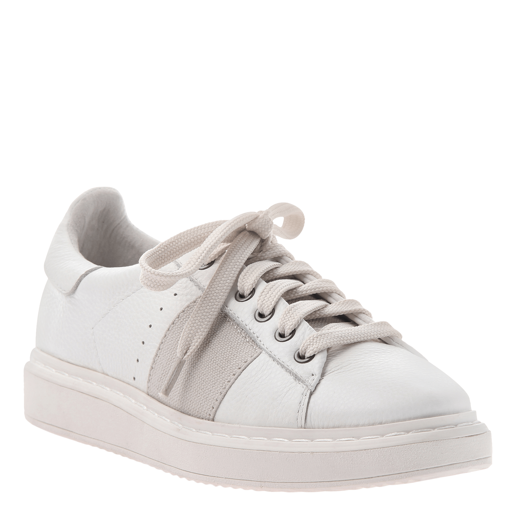 white womans sneakers
