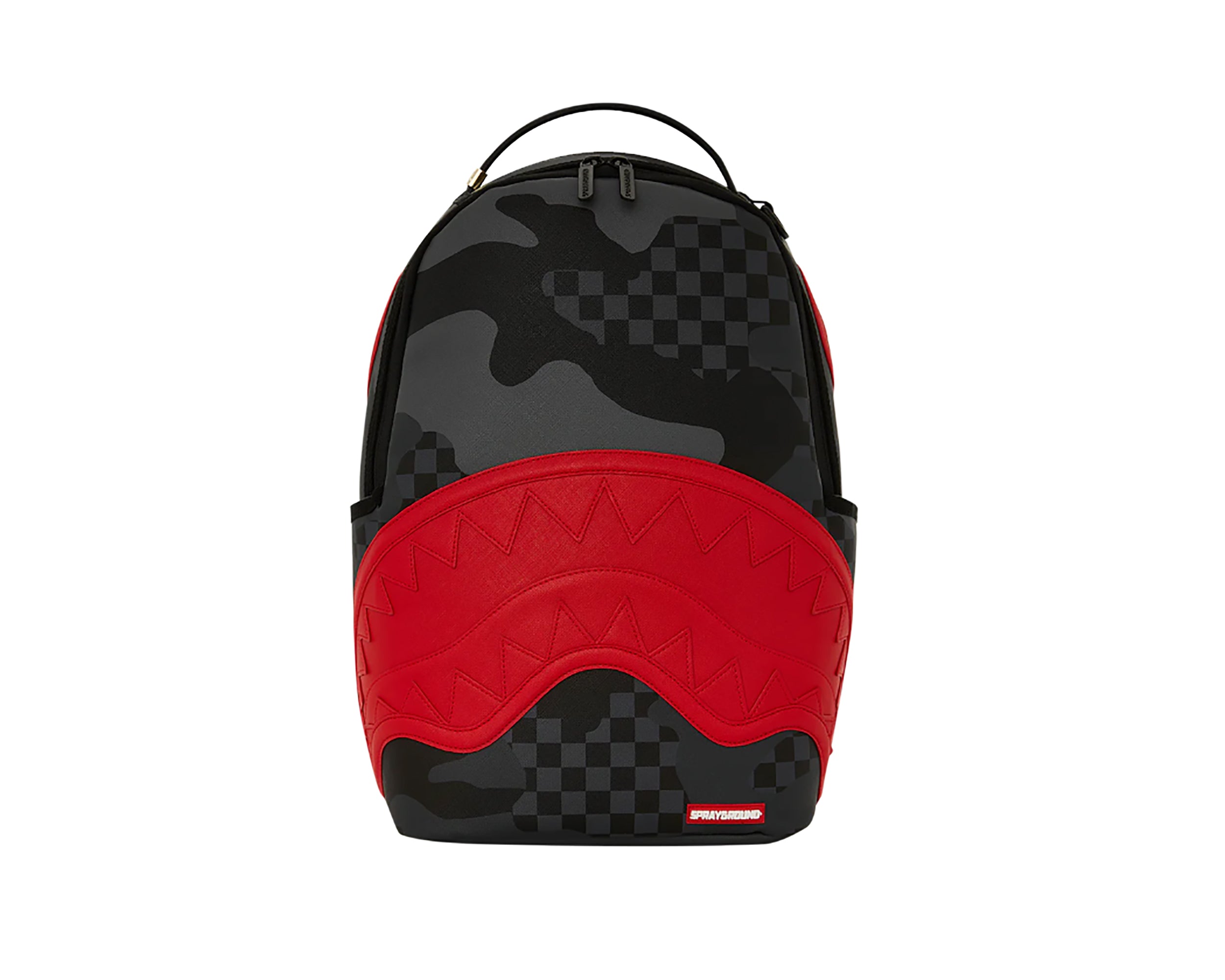 Sprayground Money Check Mini Backpack-Grey