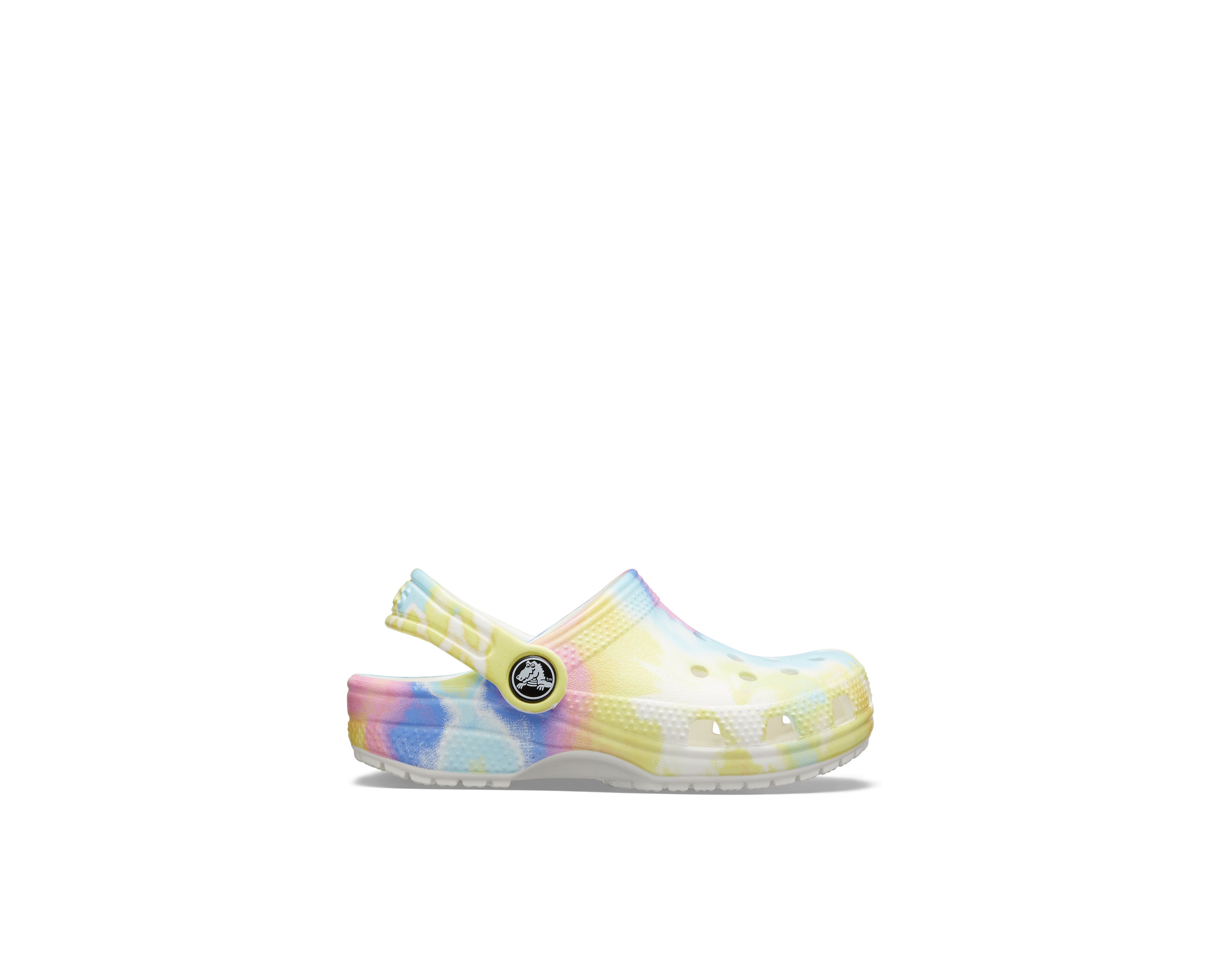 Kids tie store dye crocs