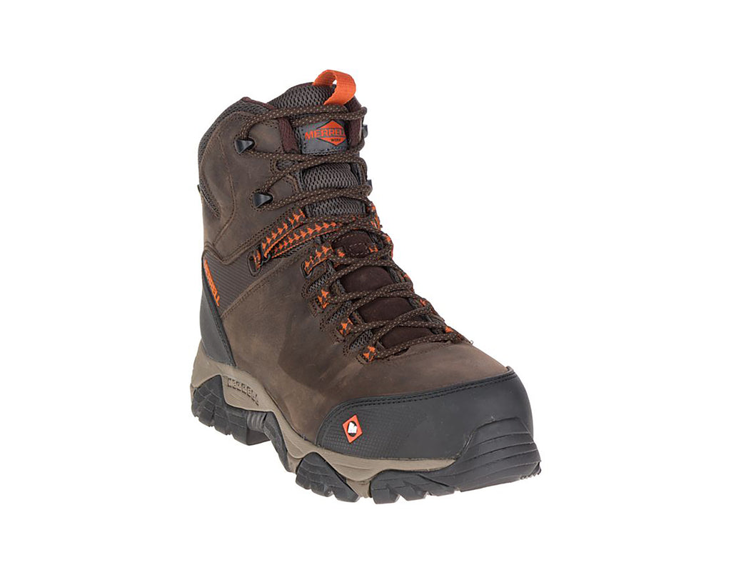 men's phaserbound mid waterproof comp toe work boot