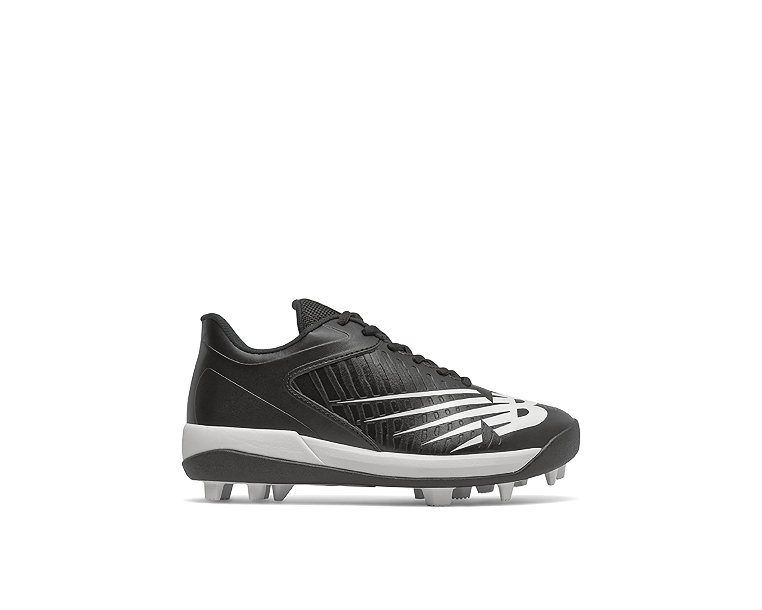 Boys' New Balance 4040 V6 Molded Baseball Cleats 6 Black/White