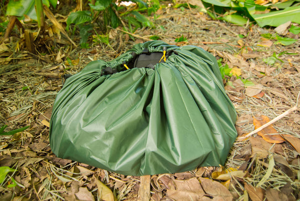 Cinch up the Landing Pad to protect your camping gear whether you are hammock camping or tent camping.