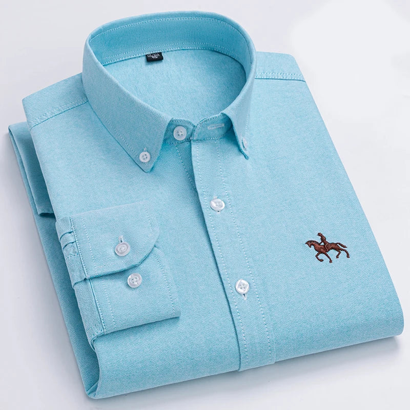 Model Wearing Cotton Shirt