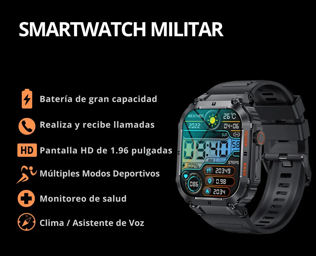 Smartwatch MILITAR PRO 5 GForceStore