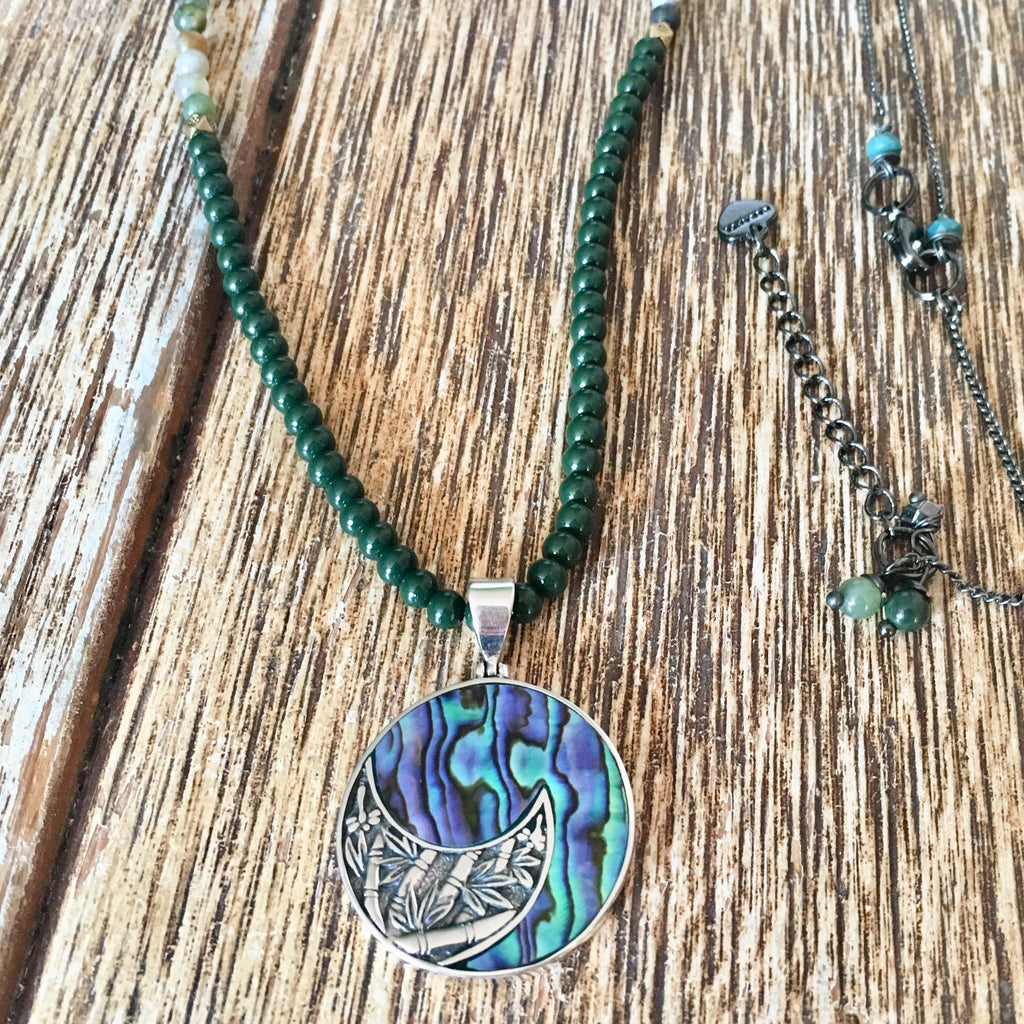 Abalone Moon Jade Necklace – Sea Things Ventura