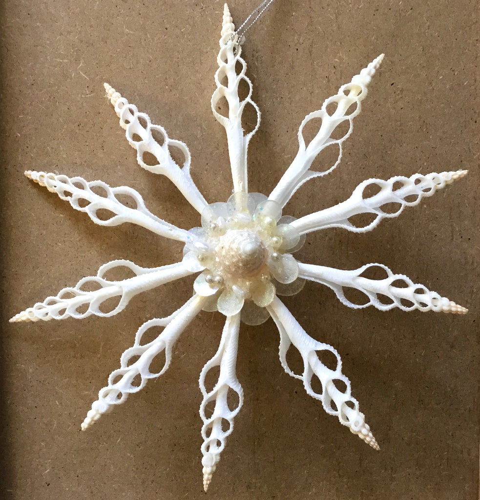 Seashell Snowflake Ornament – Sea Things Ventura