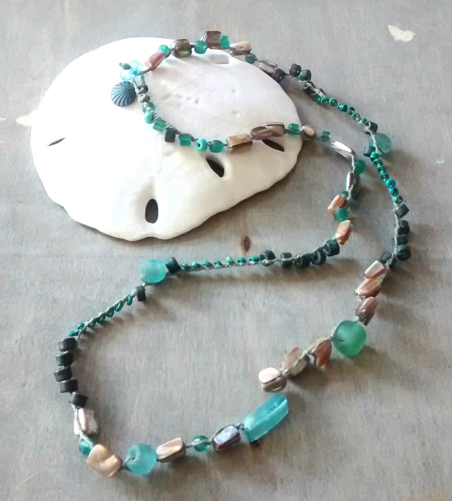 Antique Sea Glass Necklace – Sea Things Ventura