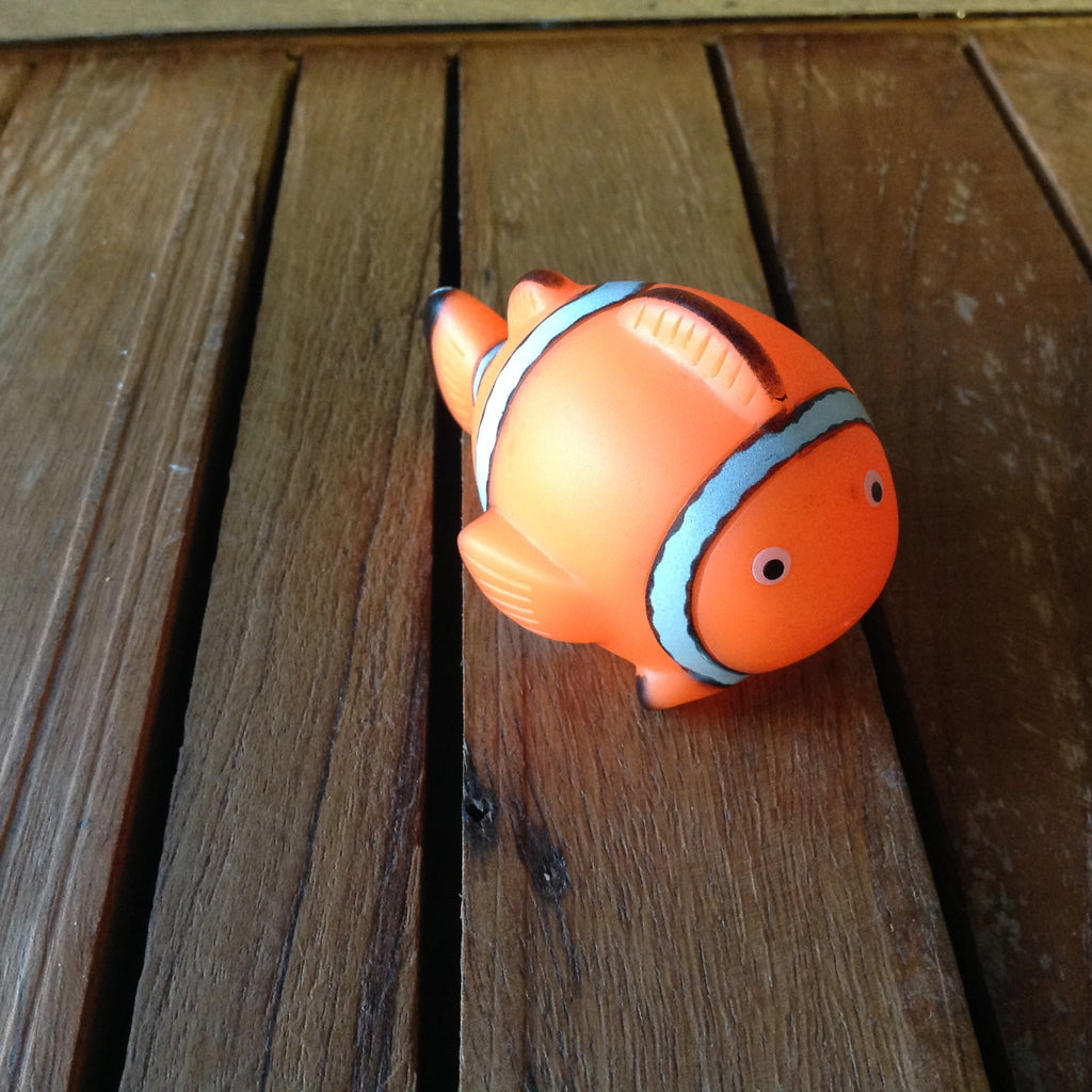 orange fish toy