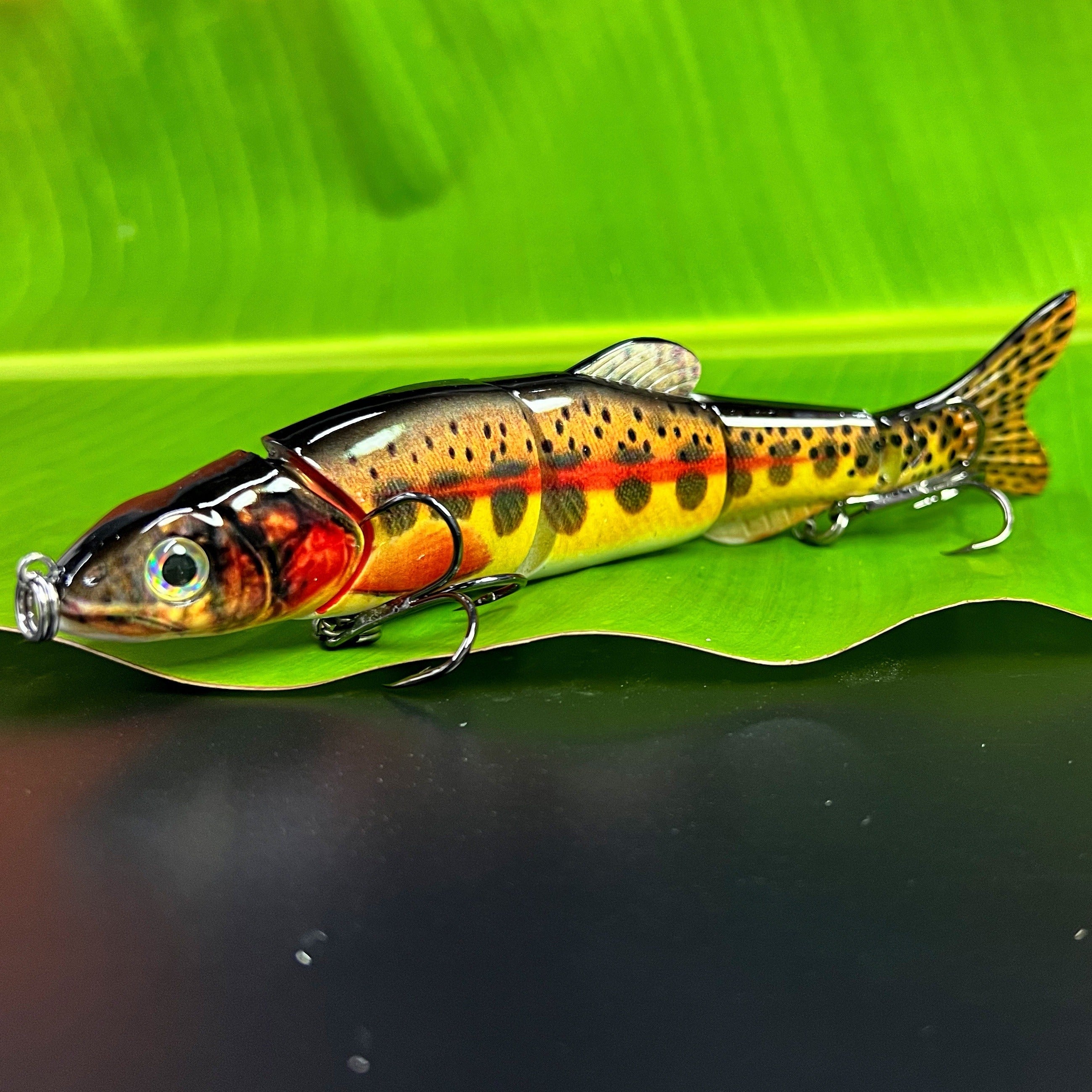1pc 6.3inch-1.38oz Bionic Simulation Bass Fishing Lures For Freshwater & Saltwater, Multi-Jointed Artificial Hard Swimbaits For Trout Salmon Catfish