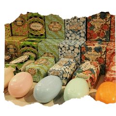 Claus Porto Hand Wrapped Bar Soaps in Colorful Packaging