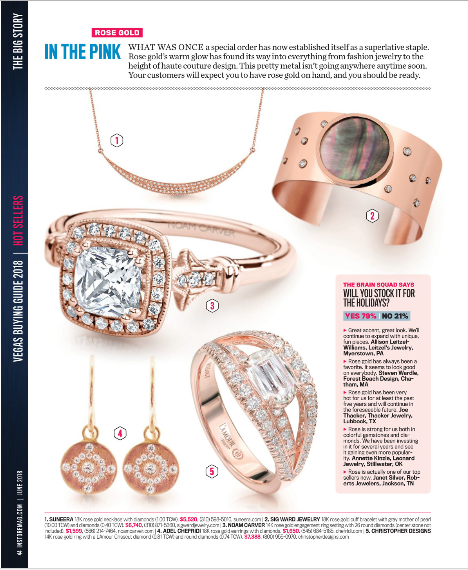 Sig Ward Jewelry in InStore Magazine June 2018