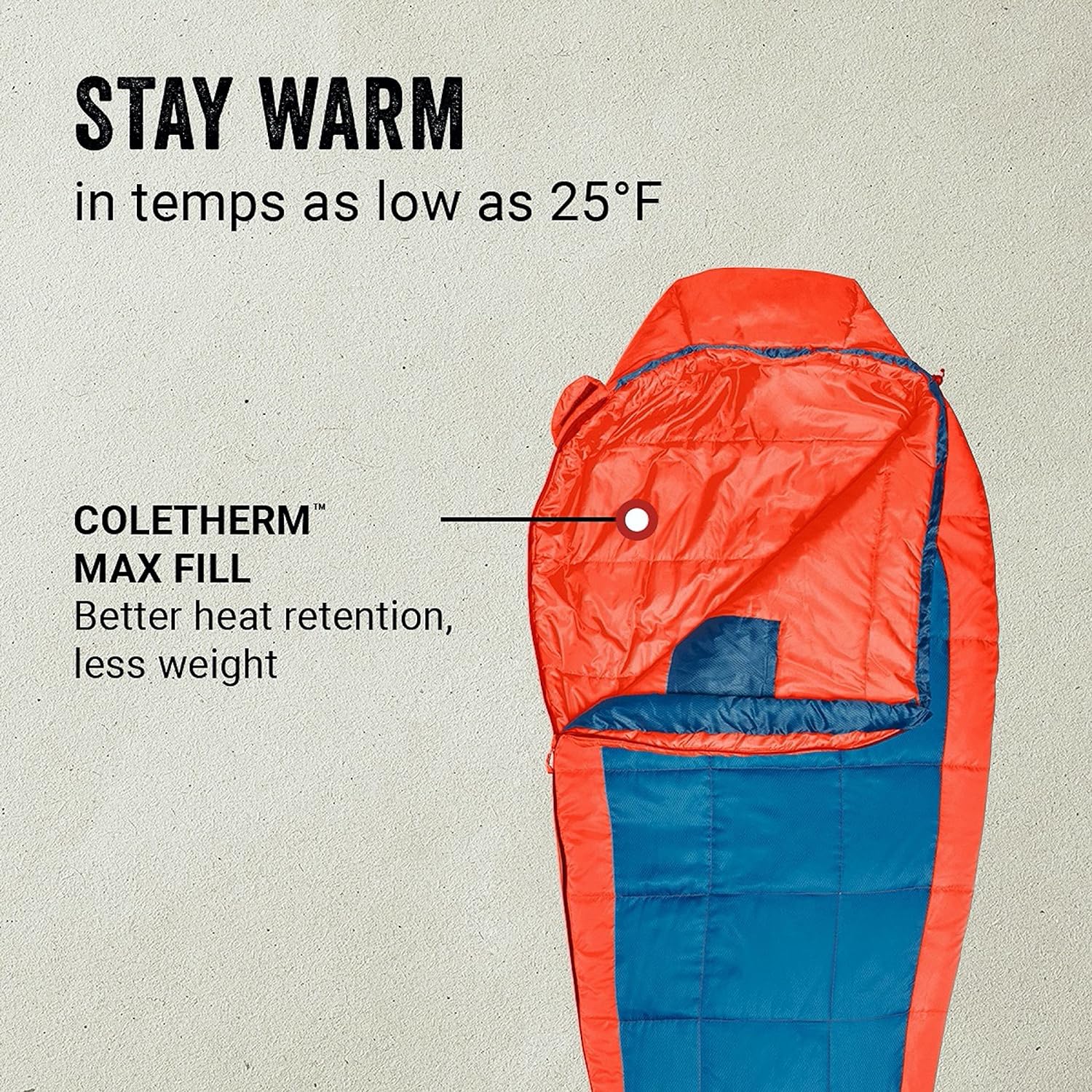 Coleman Kompact Mummy Sleeping Bag - 25°F Lightweight Sleep System - 2000037964_20230921164200_9c3a7610-a3f4-4f74-a4db-6feba0066b93