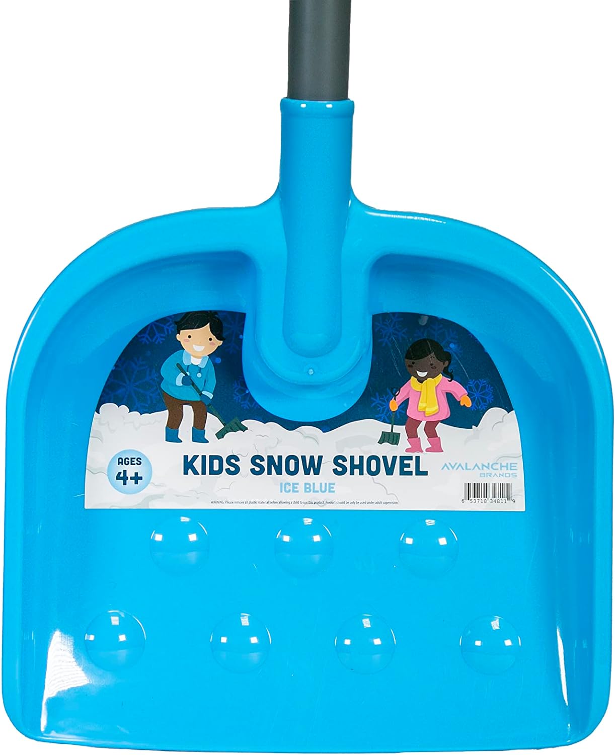 Kids' Ice Blue Snow Shovel - Durable & Compact | 25.5" x 9.75" | Safe for All Ages | Available in Multiple Colors - B09NP13Q6J-3