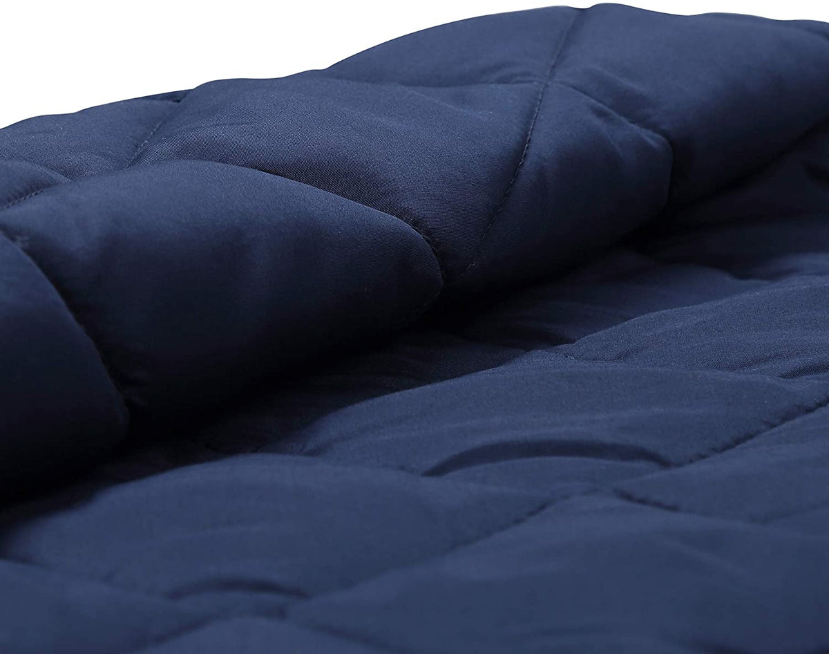 Blanquil Quilted Weighted Blanket - Navy, 12lbs - D-BB12NV-3090-O_20240119145430_e5c37aba-cbe6-45fd-8f8d-ce3c336ca87f