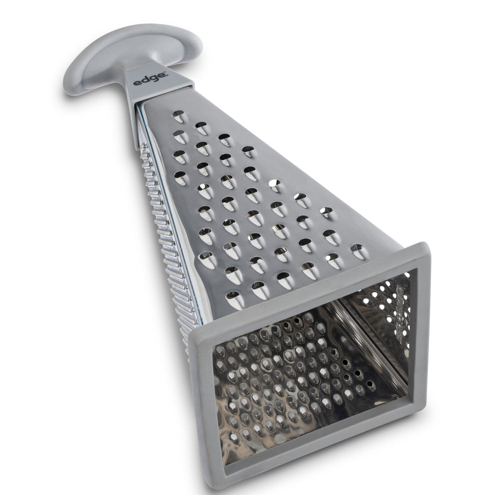 Stainless Steel 4 Sided Cone Grater with Silicone Handles and Non Skid Base - Charcoal - E10068-CH_20240313190144_eed7a3d7-97fd-45d9-9413-5aec69d3b321