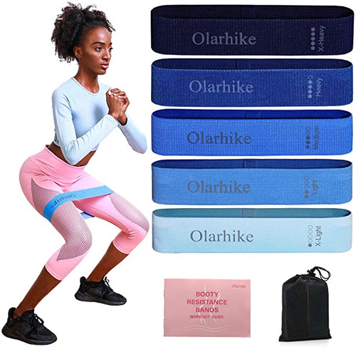 OlarHike Resistance Bands Set for Booty and Glutes, Pack of 5 Bands - OH1502_20240112154331_0858e828-a412-42e4-bdad-ed6387104833