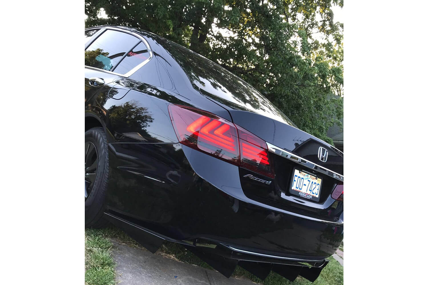 20152017 Honda Accord Rear Diffuser V1 ( Sedan ) AeroflowDynamics