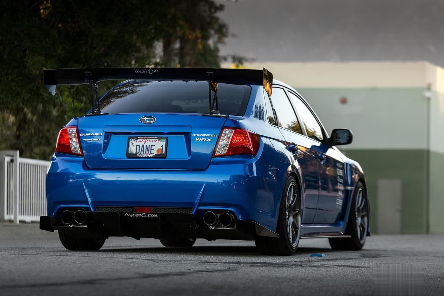 2011 2014 Subaru WRX/STI Rear Diffuser (Sedan Only) AeroflowDynamics