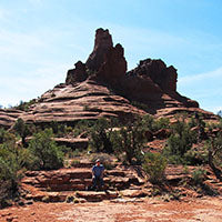 Bill Climbing Bell Rock