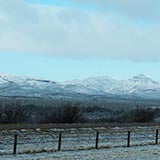 La nieve en el desierto es bonita...