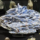 An outstanding large blue kyanite cluster from Brazil