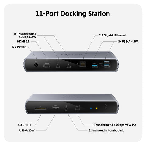 11-Port Docking Station