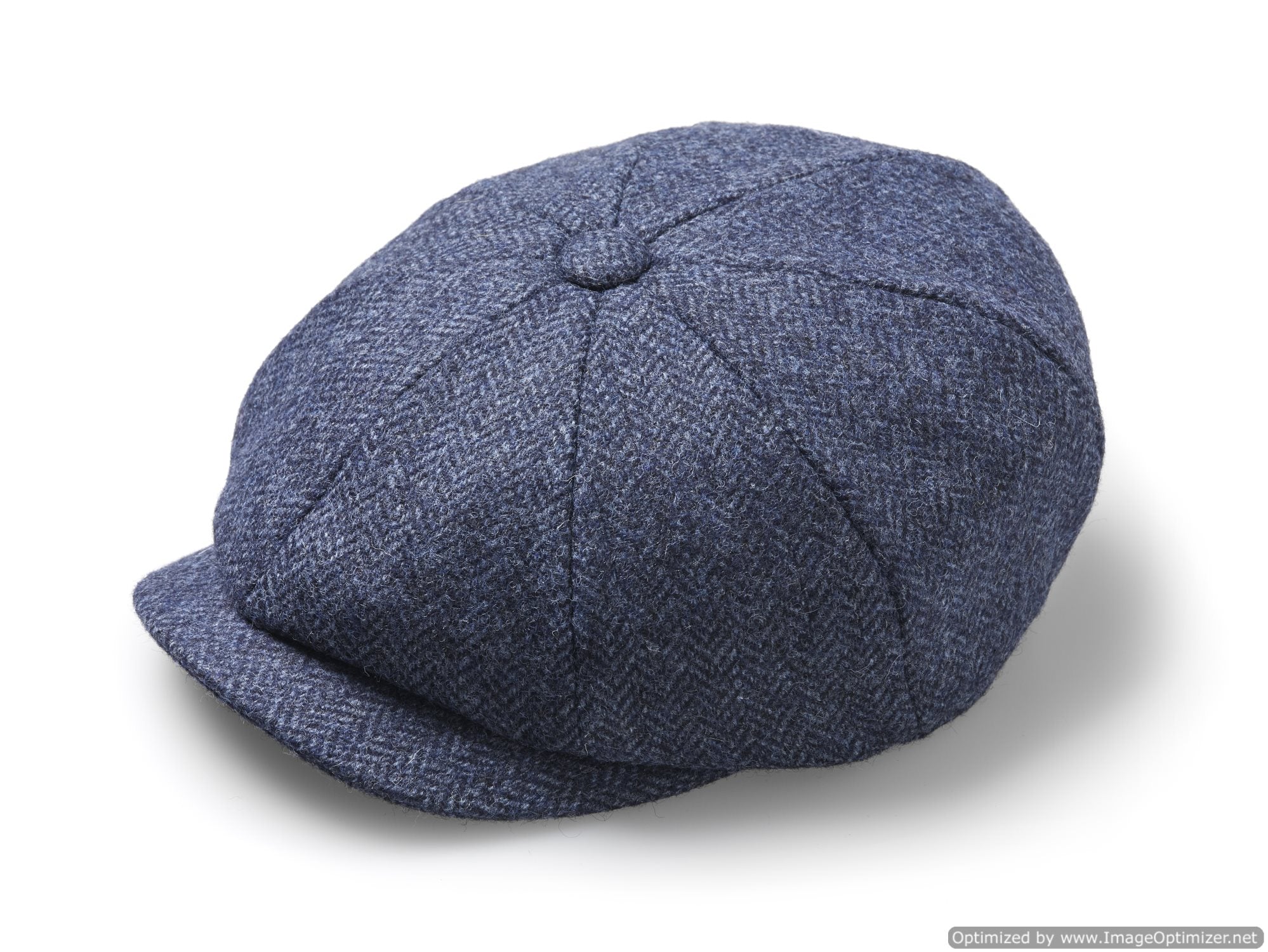 Baker Boy Cap Unisex Newsboy Cap Hat Herringbone Denim Made