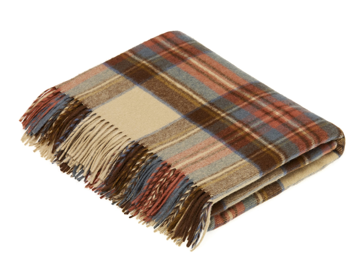 HIGHLAND TARTAN THROW BLANKETS