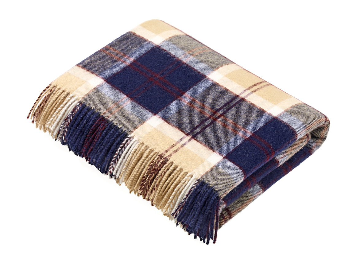 HIGHLAND TARTAN THROW BLANKETS