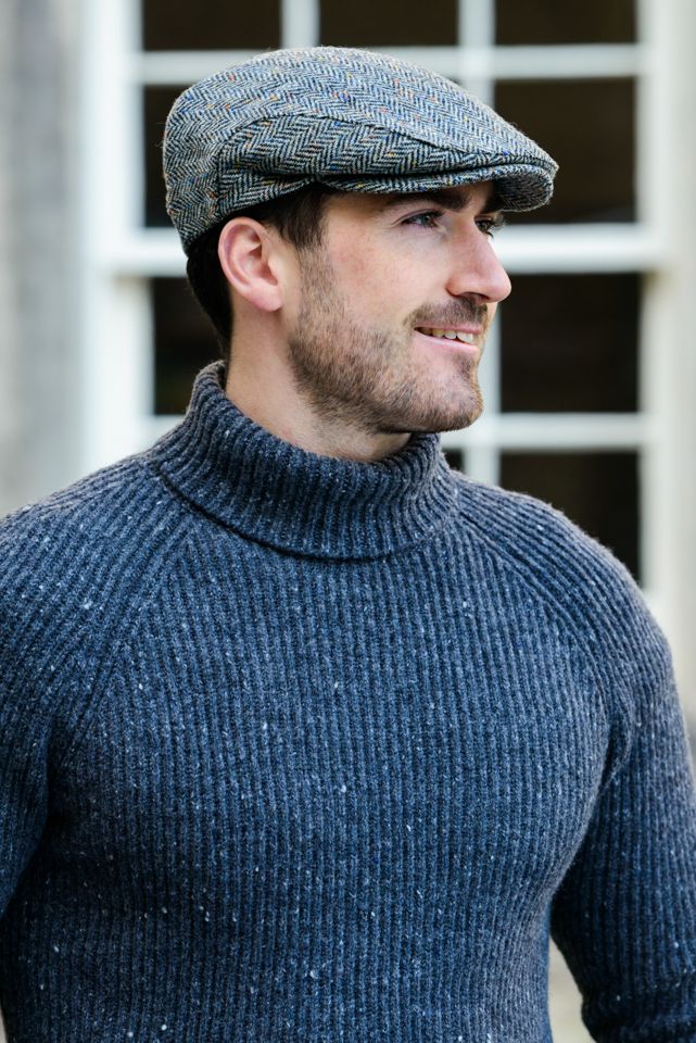 Trinity Tweed Flat Caps, Collection A, Made in Ireland, Unisex