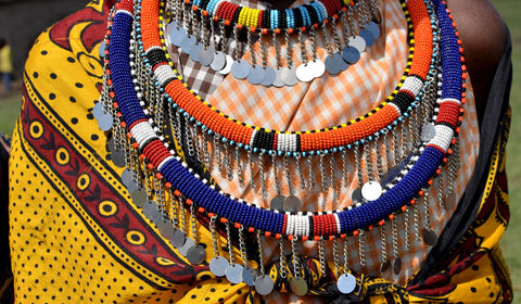 Buy Beaded Bangles, Multicolored Maasai Bracelets Online in India - Etsy