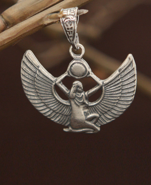 Isis Egyptian Goddess Pendant, Sterling Silver – Cultural Elements